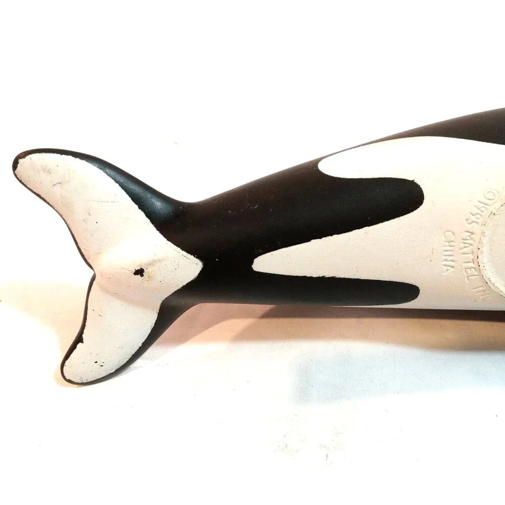 Vintage Orca Killer Whale Animal 8' Figure